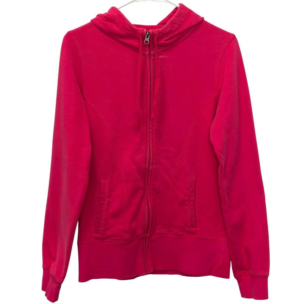 C9 by Champion Pink Hooded Zip Up Sweatshirt Front Pockets Women's Size XS